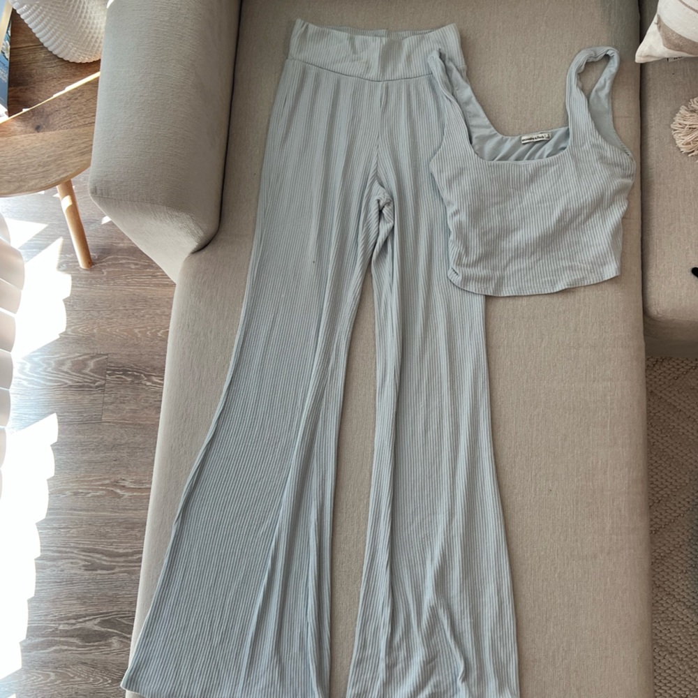 Abercrombie & Fitch Light blue Sleepwear Matching Set